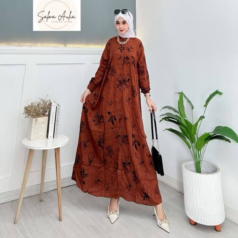 DJ- GAMIS ZARA SALUR PREMIUM / GAMIS RAYON MOTIF / GAMIS RAYON