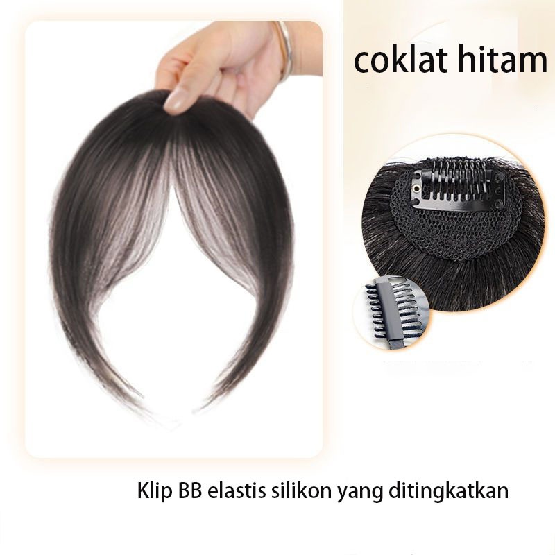 Rambut palsu wanita poni palsu korea,jepit rambut ,wig,jepit rambut palsu Wig wanita gaya Korea wig