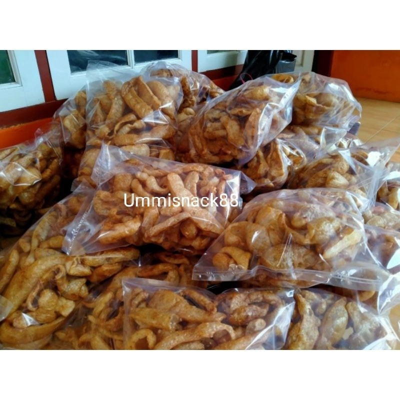 

Krupuk kulit rambak kebo 250gr. Oleh-oleh khas Cirebon