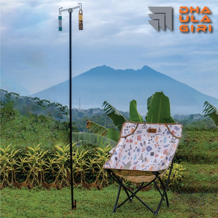 Dhaulagiri Hanging Lamp Holder Stik Gantungan Lampu Camping / Hanging Lamp Aifeng