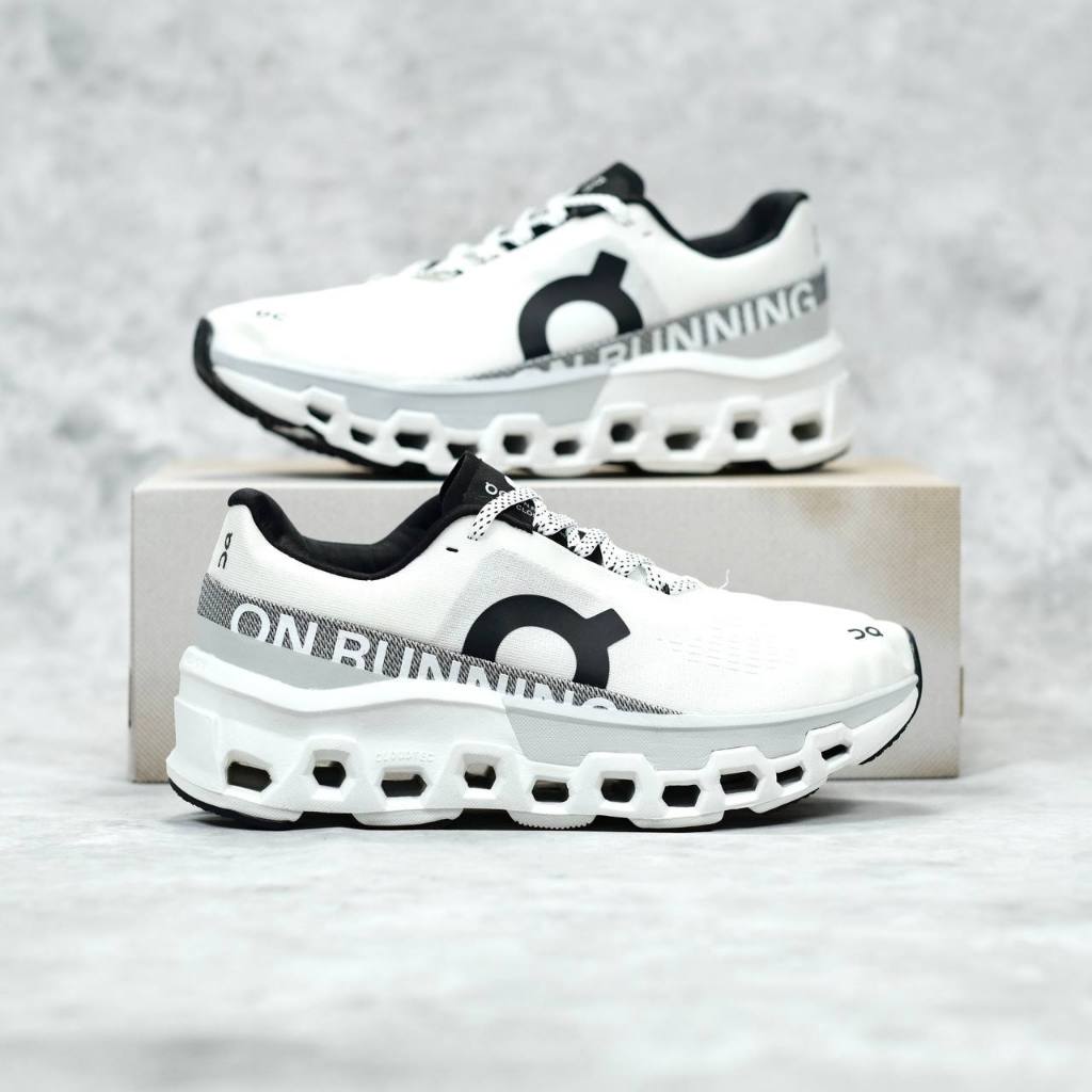 Sepatu Running OC 0n Cloud monster 2 White Frost Size 40-44