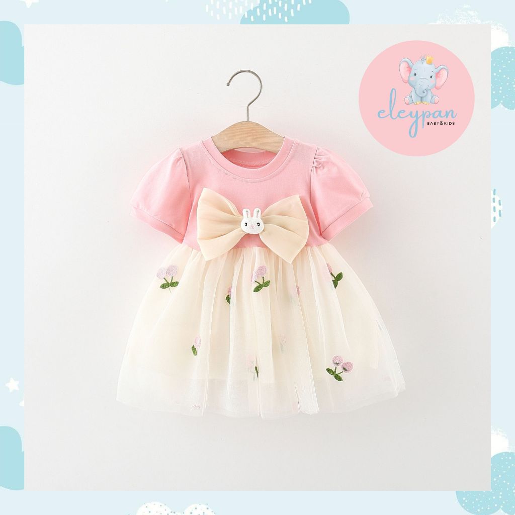 Dress Tutu Anak 1-3 Tahun Mini Babydoll Baju Terusan Anak Cewek