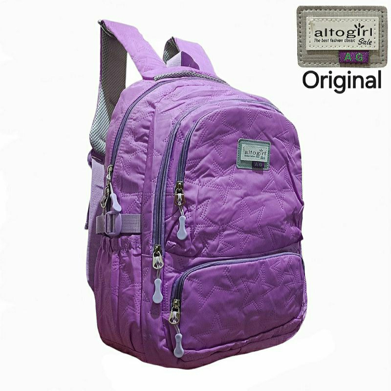 Tas ransel sekolah cewek Alto girl original sd smp sma