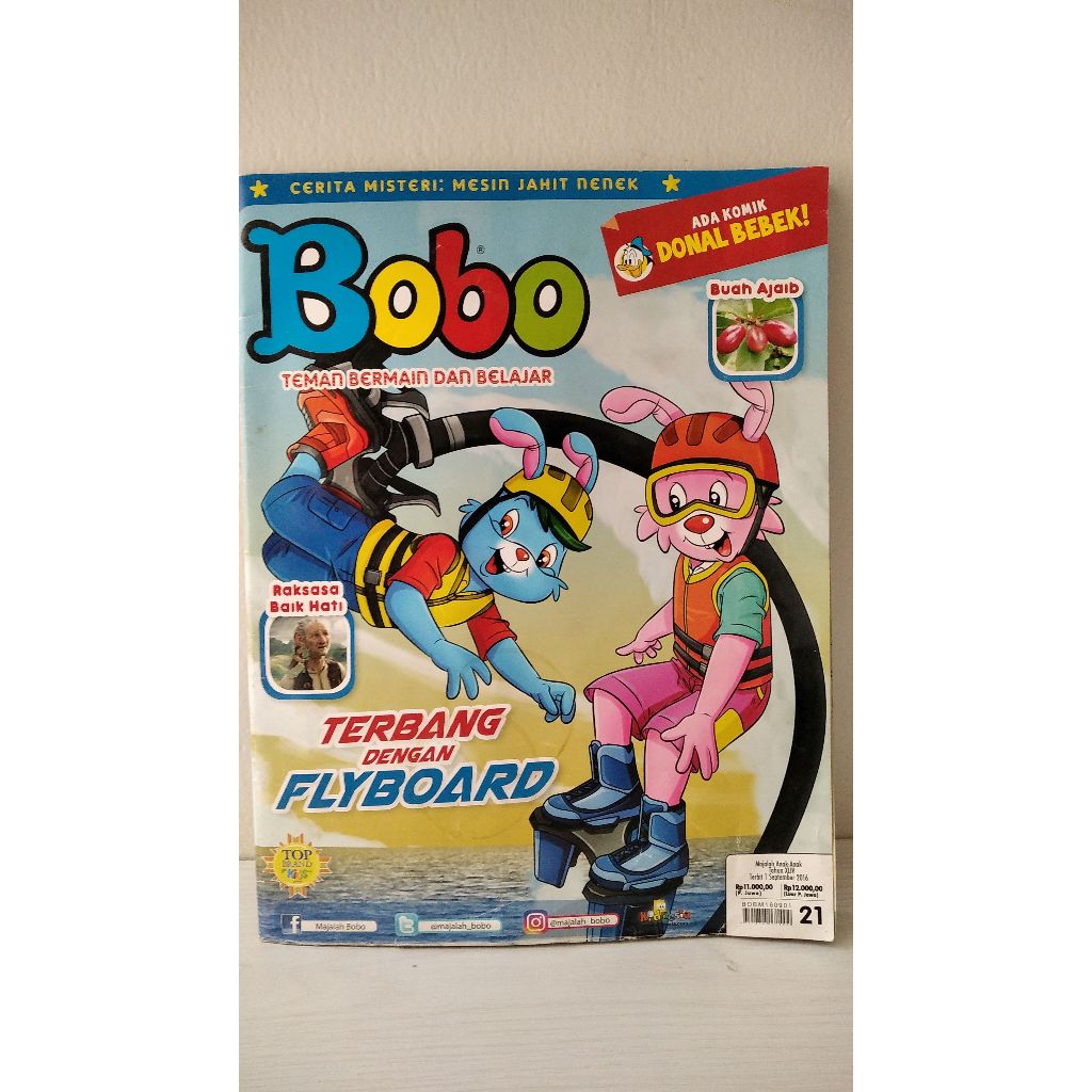 Buku Majalah Anak Bobo No.21 Ori Kompas Gramedia Bekas