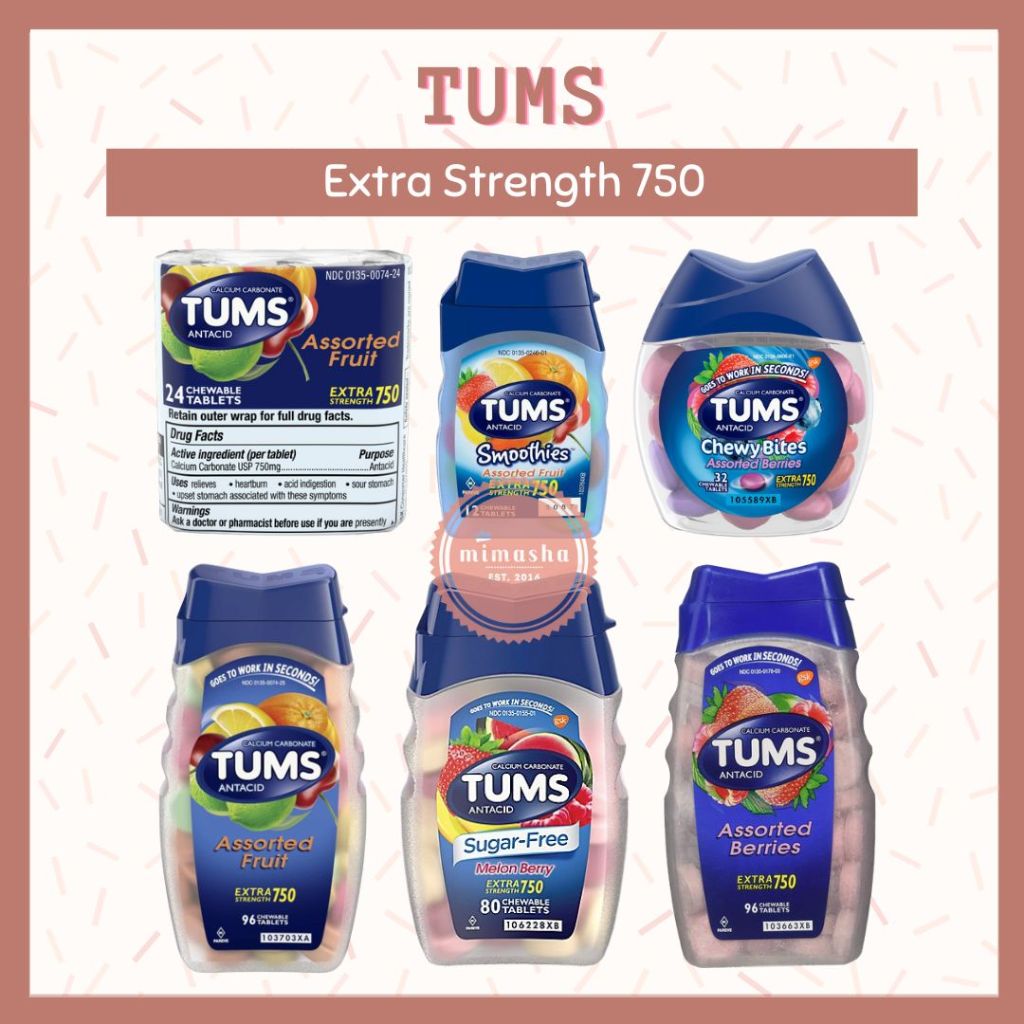 

TUMS Permen Extra Strength Gas Relief Chewable