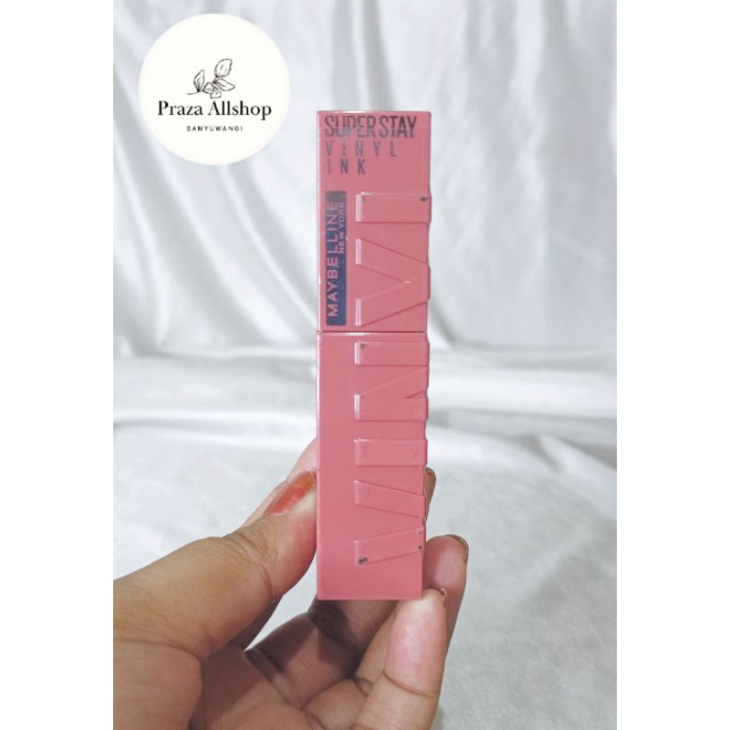 maybelline vinyl ink matte lip cream varian coy, peachy new ori