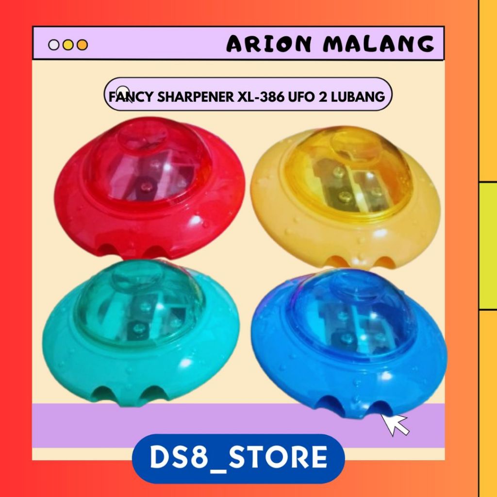 

SHARPENER XL-386 UFO 2 LUBANG (BOX ISI 24)/FANCY/RAUTAN