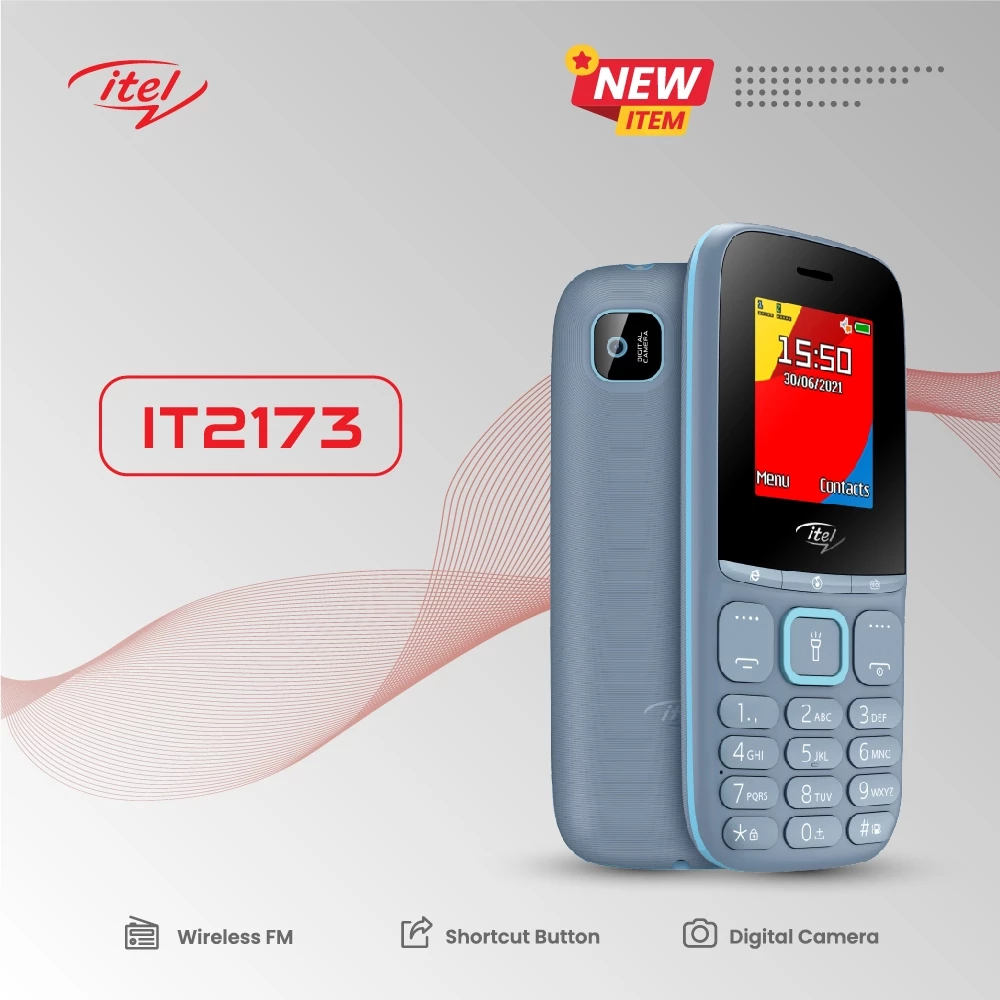 ITEL 2173 FEATURED PHONE garansi resmi itel indonesia