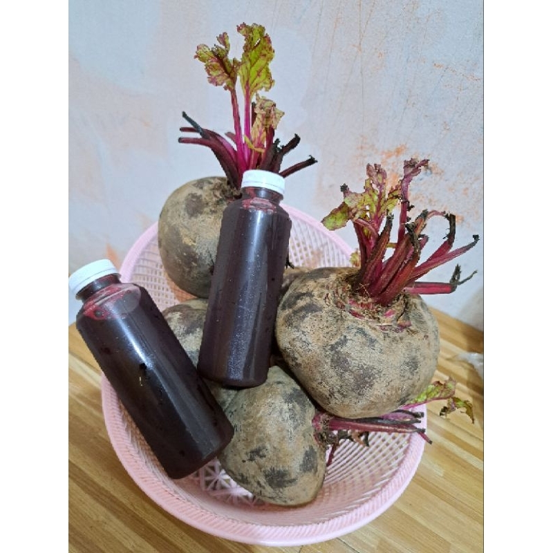 

FRESH JUICE COLD PRESSED JUICE BEETROOT BUAH BIT MURNI UKURAN 250 ML