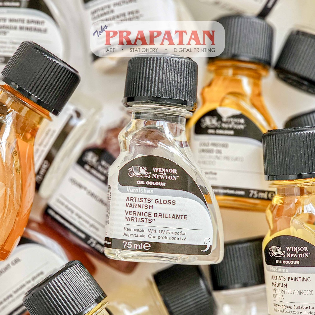 

KODE O76Z Winsor Solvent Medium Oil Varnish 75ml Medium Cat Minyak