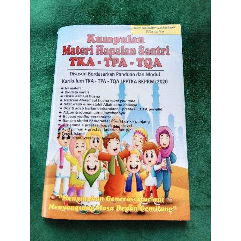 Kumpulan materi hafalan santri TKA-TPA-TQA kurikulum 2020