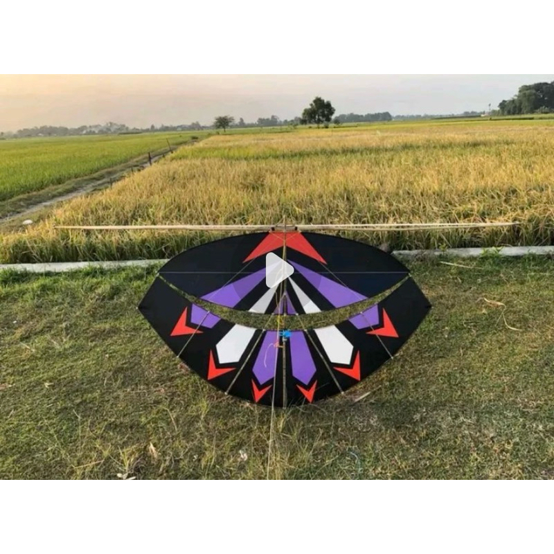 Layang layang Gapangan Pegon motif bebas request uk 1,5 meter