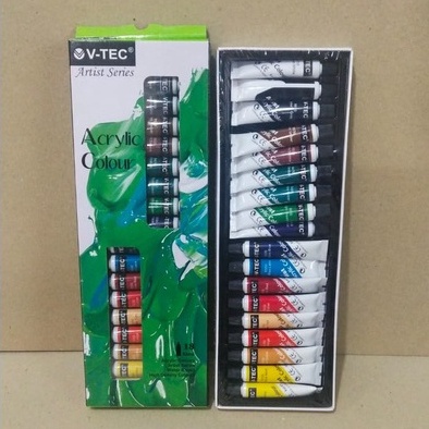 

KODE I98I CAT ACRYLIC V TECH 18 WARNA TUBE VT618A CODE 58 28 37