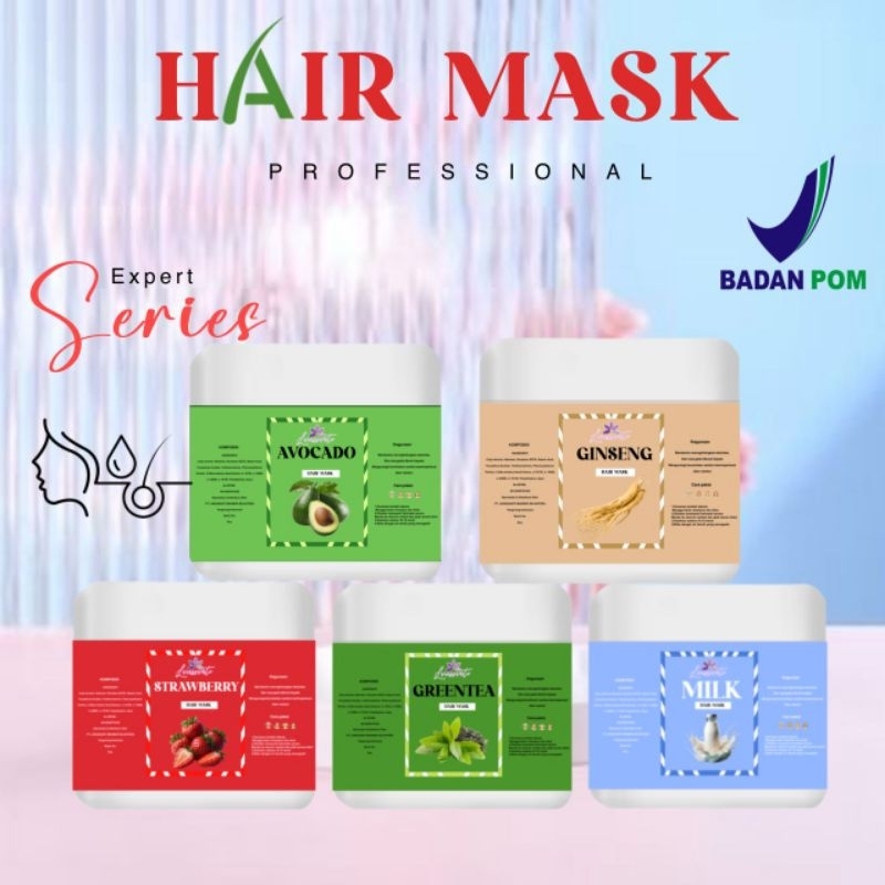 HAIR MASK ANAK-ANAK DAN DEWASA SERIS 300ML BPOM