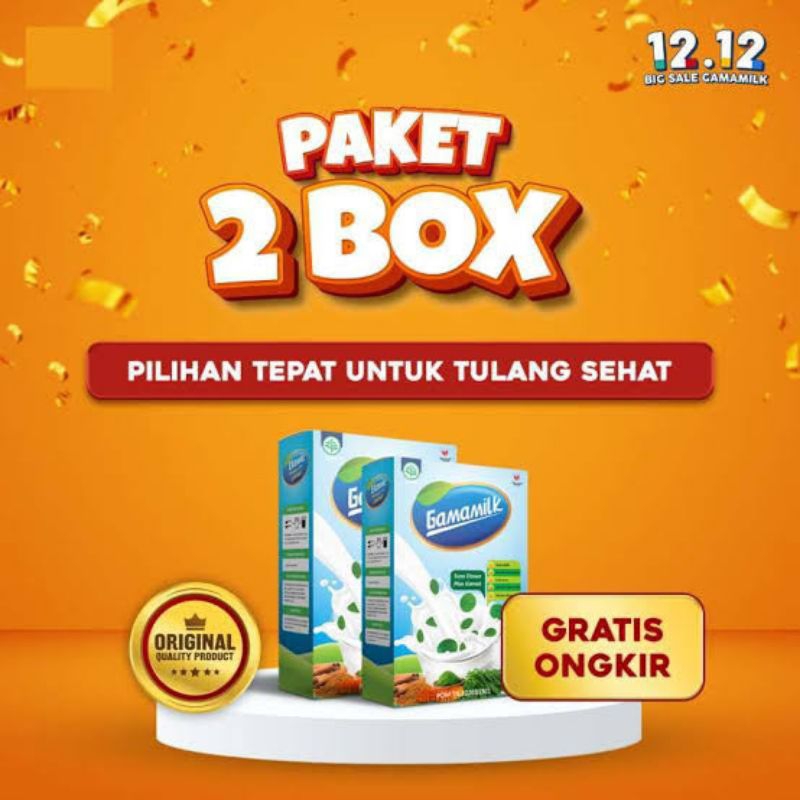 

Box Gamamilk - susu etawa gamat, atasi masalah pada tulang sendi
