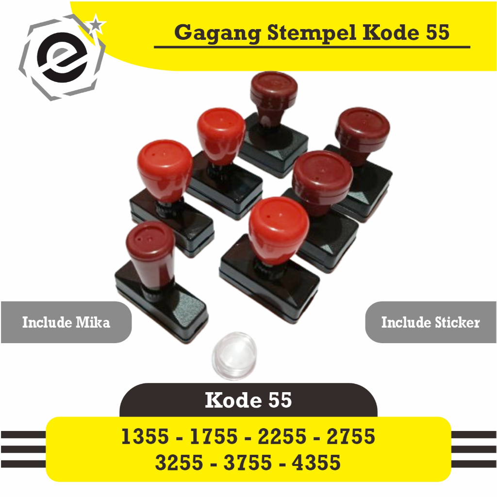 

Gagang Stempel Flash Kode 55 Premium Import Quality