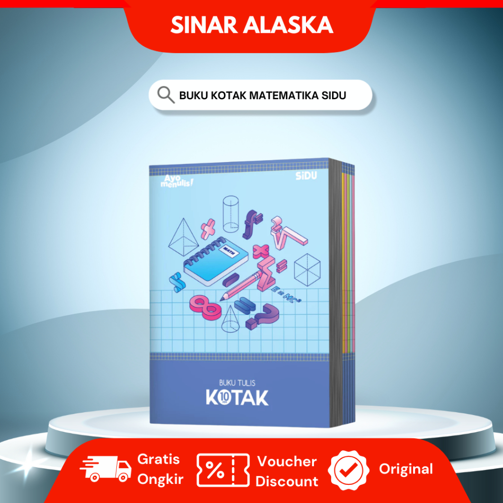 

Sidu Buku Tulis Kotak Kotak Matematika Isi 38 Lembar