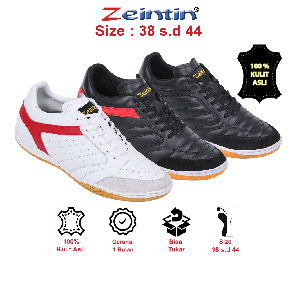 Zeintin - Sepatu Futsal Zeintin Kulit Sepatu Olah Raga Futsal AS