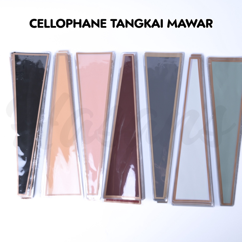 

Murah Puas 5 Lembar Kertas Pembungkus Buket Satu Bunga Mawar Cellophane Tangkai Mawar