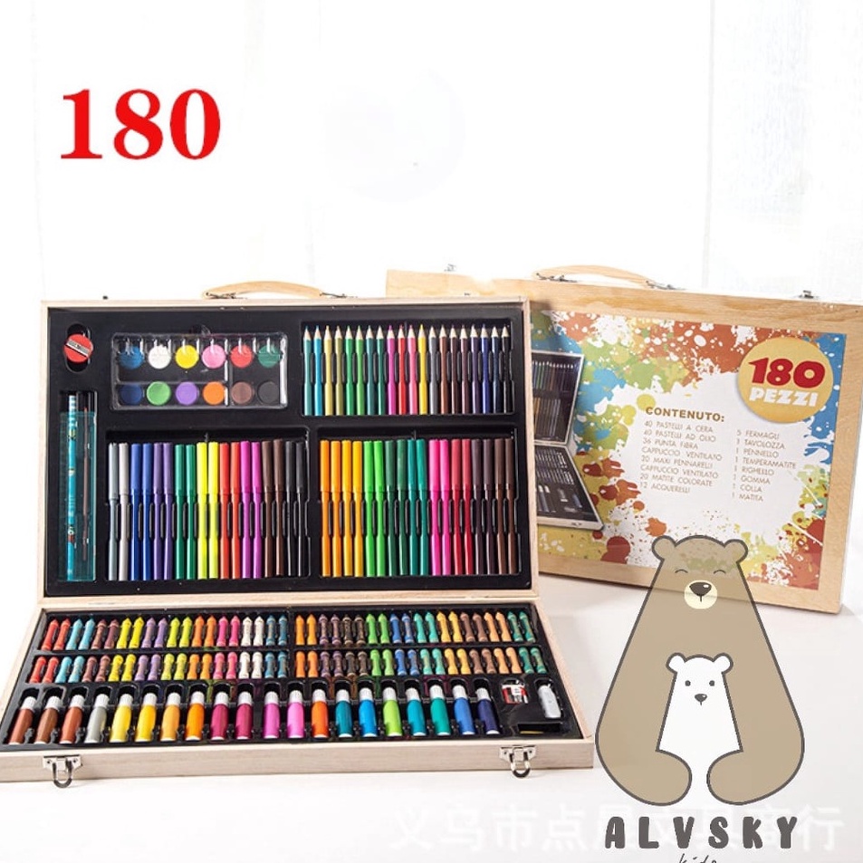 

First Surprise ART FULL SET 18 PCS KRAYON MENGGAMBAR MEWARNAI ANAK PENSIL WARNA PERLENGKAPAN