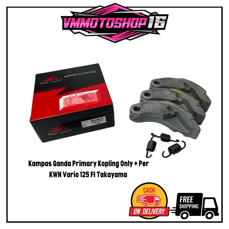 Kampas Ganda Primary Kopling Only + Per KWN Vario 125 FI Takayama