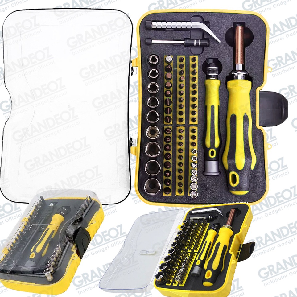 Best Stock 7 IN 1 OBENG SET REPARASI MAGNET 45 IN 1 Magnetic TORX Screwdriver Handphone Elektronik H