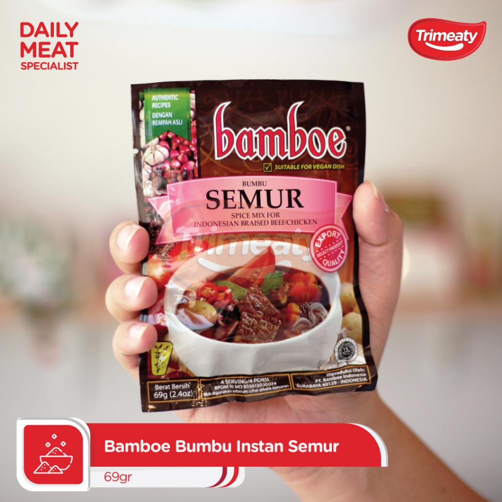 

Bumbu Bamboe Semur / Bumbu Semur Instan dan Praktis 69 gr