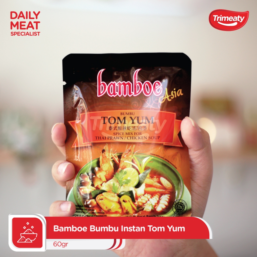 

Bumbu Bamboe Tom yum / Bumbu Tom yum Instan dan Praktis 60 gr