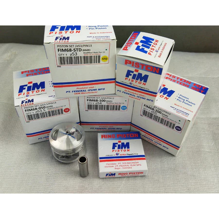 PISTON KIT KAZE FIM IZUMI diameter 53 53,5 54 54,5 55 56 Pin Pen 13 FIM68 FIM94
