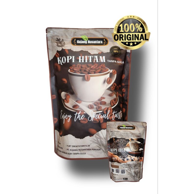 

Kopi Hitam Robusta Premium Tanpa Gula Kujang Nusantara 500gr