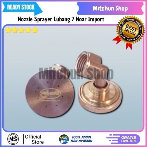 Nozzle Sprayer Elektrik Lubang 7 Import Noar | Spuyer Bengkok 7 Lubang Noar Kuningan Import Kabut
