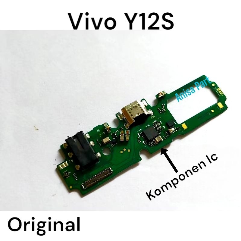 Connector Charger Vivo Y12S Original Full Komponen Ic Papan Board Charger Mic Vivo Y12S