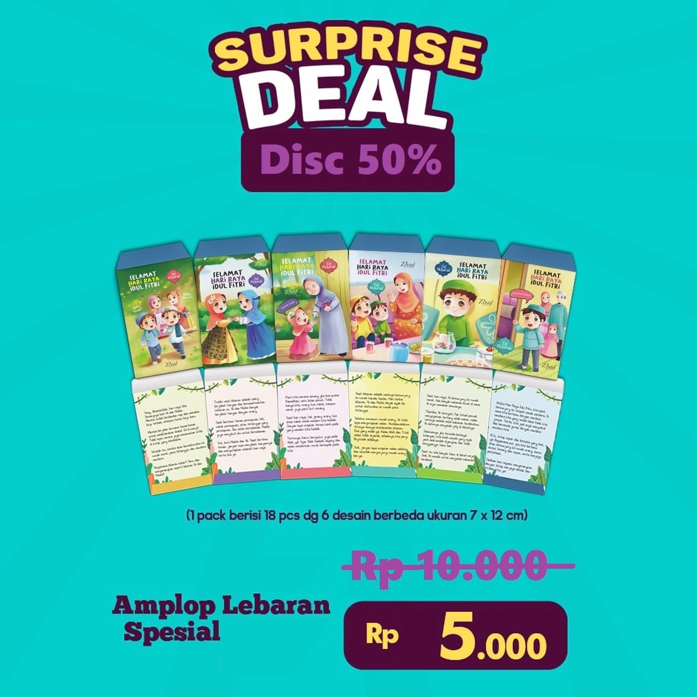 

Belanja Hemat Sekarang Amplop Special Lebaran 18s A115