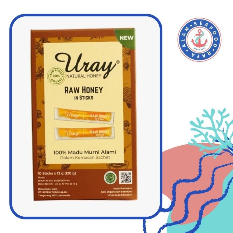 

Madu Uray Stick Sachet 10 Sticks ( Raw Honey ) Madu Hutan