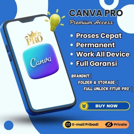 CANVA PRO PREMIUM LIFETIME FULL ACCESS FULL GARANSI