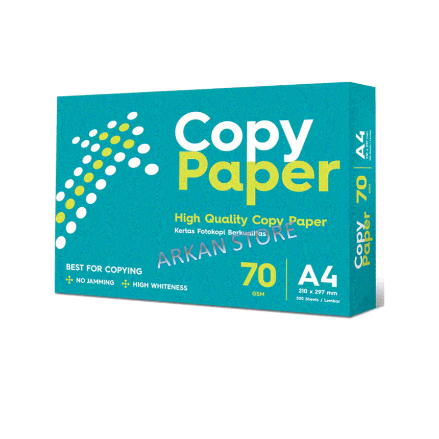 

KERTAS HVS A4 Copy Paper 70gsm 1 rim