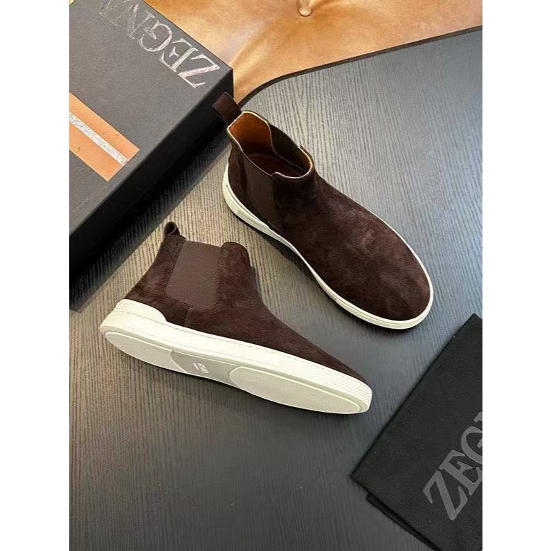 Zegna Triple Stitch ™  Sepatu olahraga tinggi