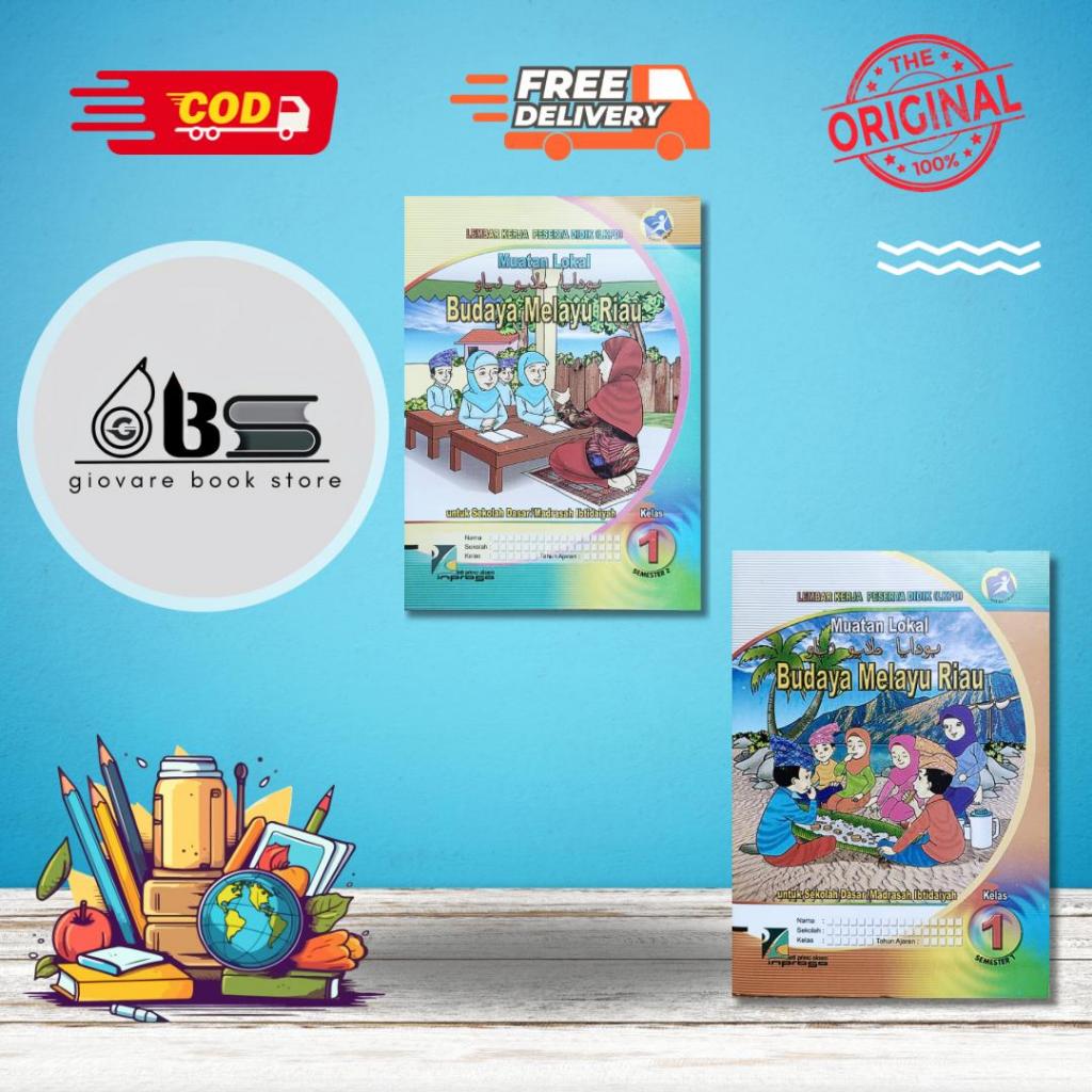 BUKU LKS BMR KELAS 1 INPRASA | LKS BUDAYA MELAYU RIAU SD KELAS 1 ORIGINAL