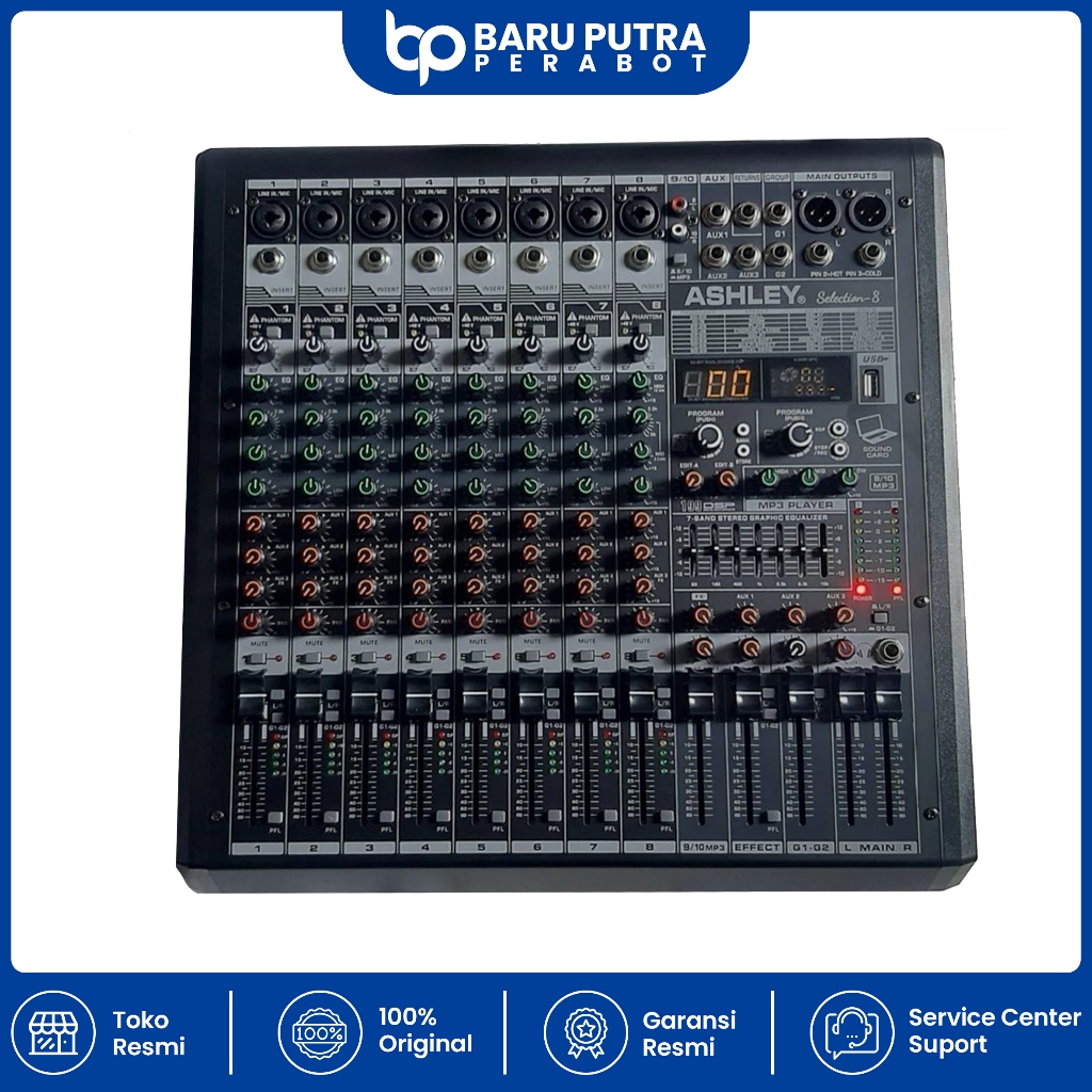 Mixer ASHLEY SELECTION 8 / SELECTION8 Original 8 Channel