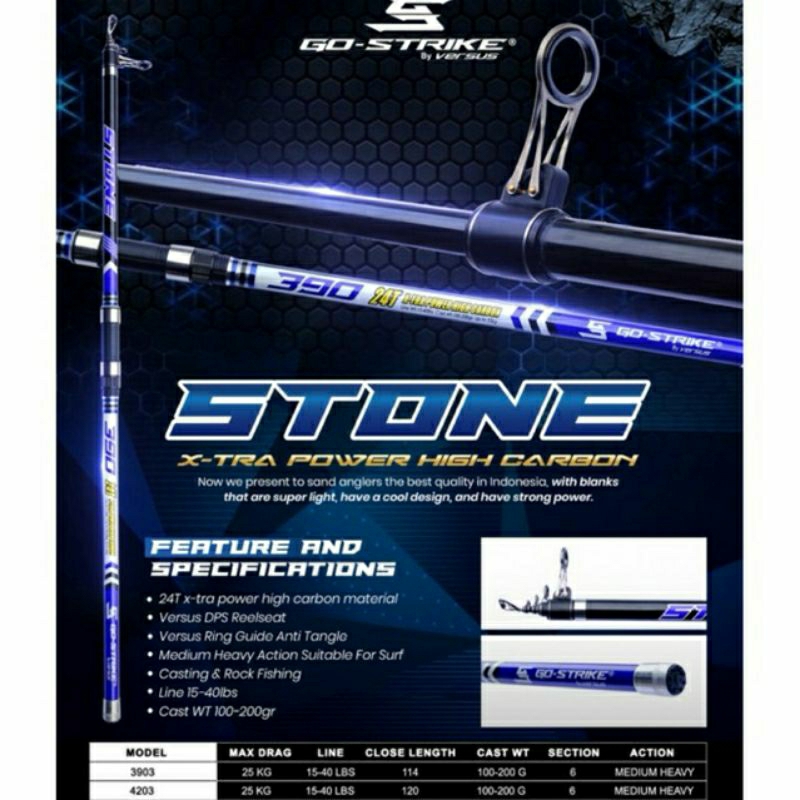 JORAN TEGEK GO-STRIKE STONE 24T XTRA POWER