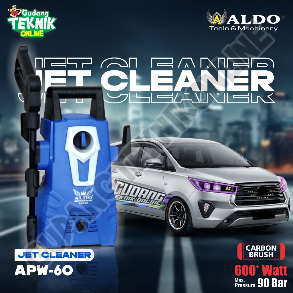 Jet Cleaner Elektrik ALDO APW-60 / Jet Cleaner ALDO APW60 Mesin Cuci Mobil Motor ALDO APW 60 - High 