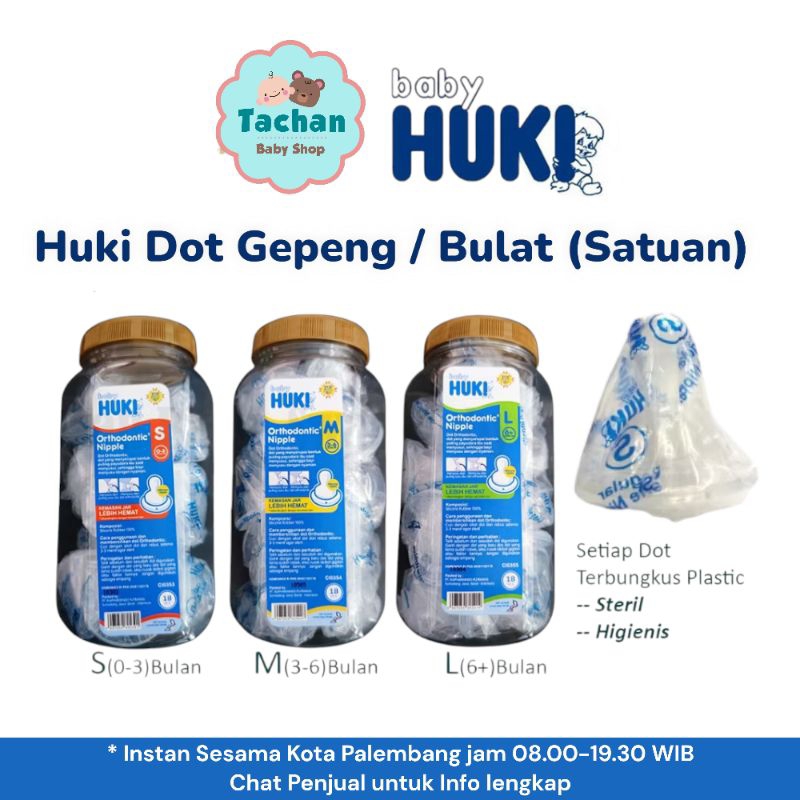 HUKI DOT NIPPLE Orthodontic / Gepeng satuan pentil huki gepeng / dot huki gepeng