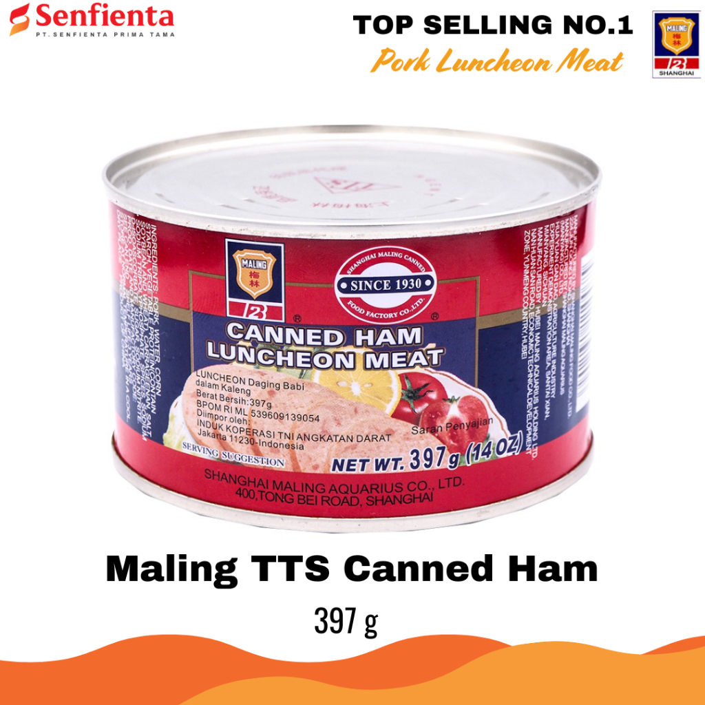 

Maling TTS HAM Pork Luncheon Meat 397 gr