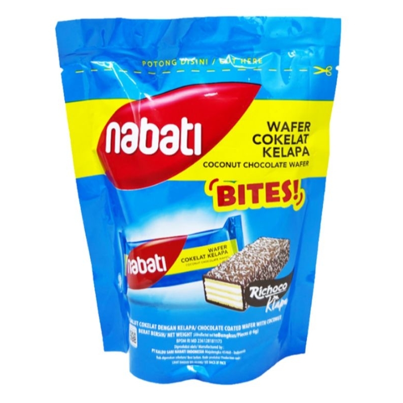 

Nabati richoco wafer cokelat kelapa 11 x 6 gr