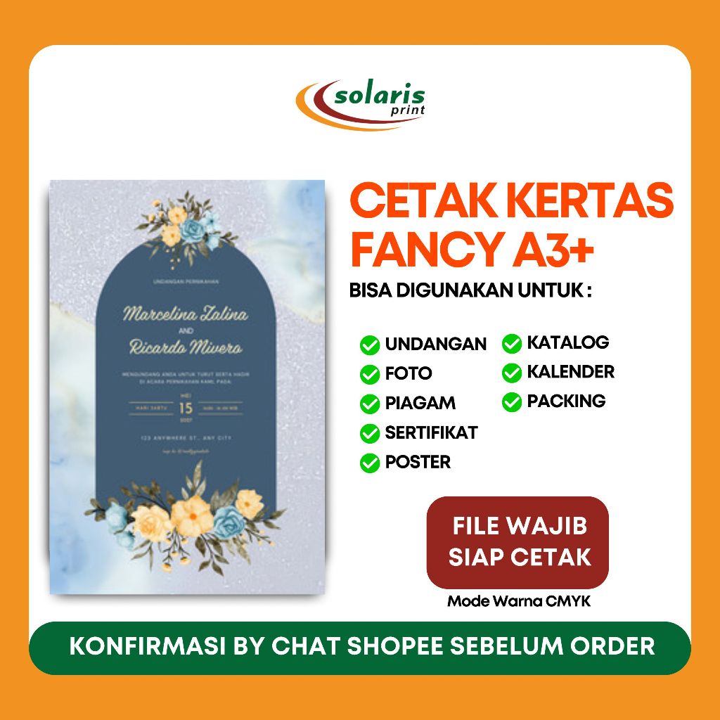 

CETAK KERTAS FANCY A3+ Full Colour Murah Berkualitas cepat