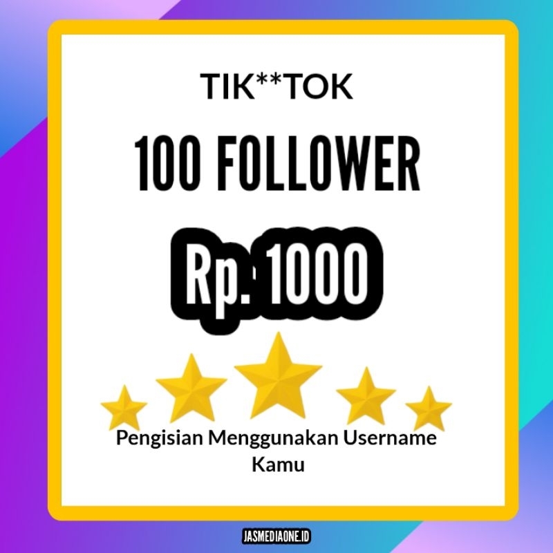 Follower Tik**Tok Real Murah