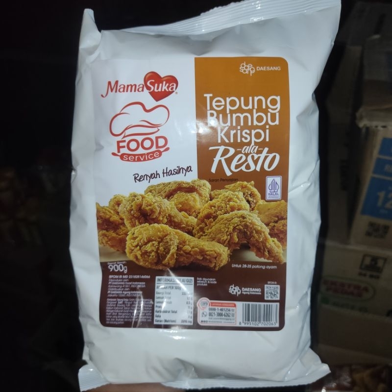

mamasuka tepung bumbu krispi ala resto 900 gram