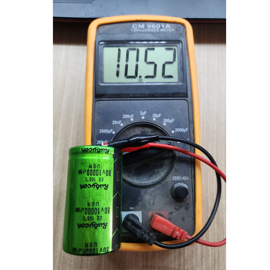 Elco 10000uf 80v Rubycon USR HIJAU Original