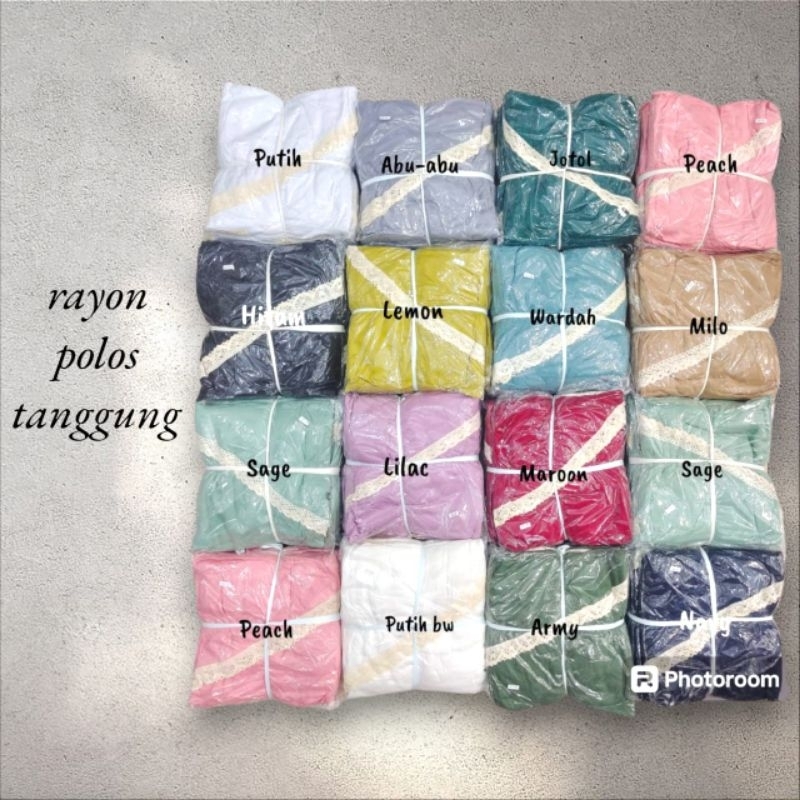 MUKENAH ANAK RAYON POLOS