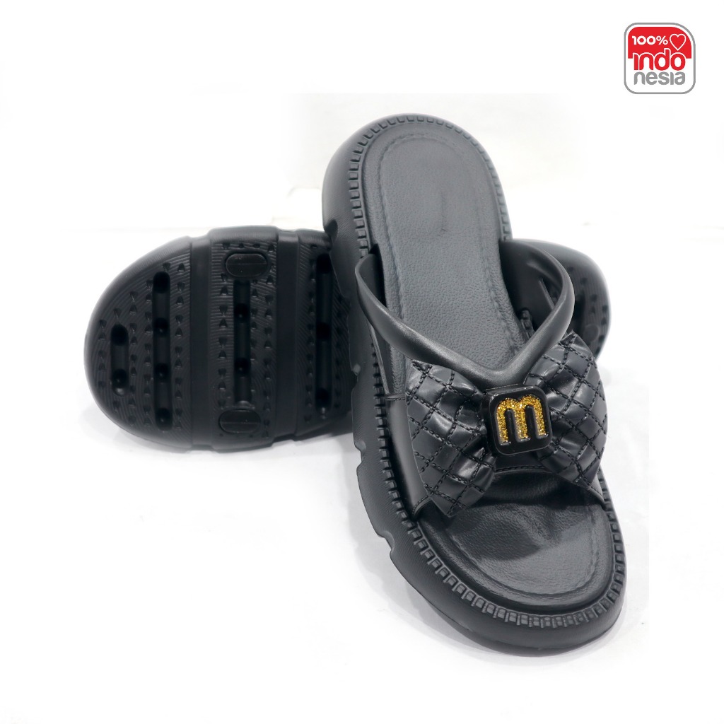 SANDAL WANITA PITA HITAM 36-41 - SANDAL WANITA DEWASA